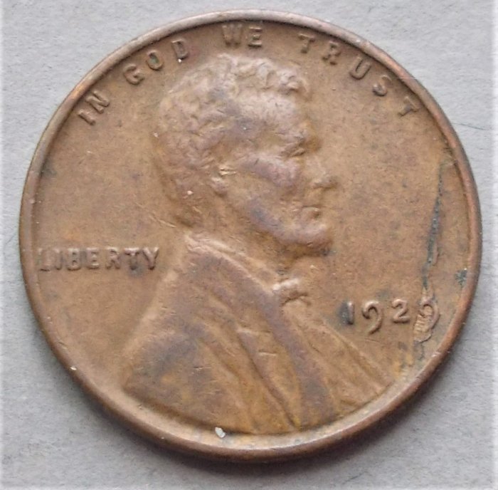 1929-Cent,-Minor-Lamination-Flaw